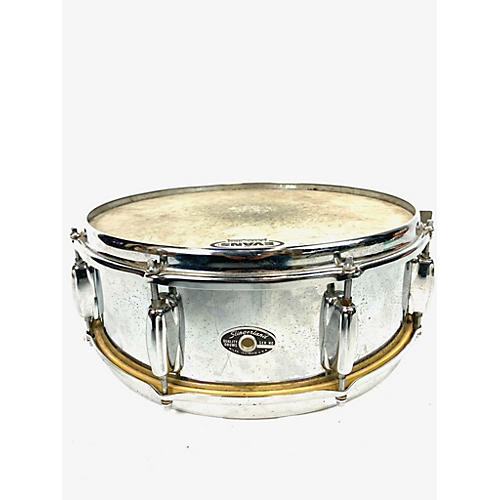 Slingerland 1970s 6X14 FESTIVAL Drum Metallic Silver 13