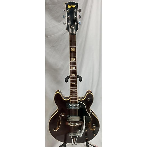 Univox 1970s Coily Hollowbody Hollow Body Electric Guitar Walnut