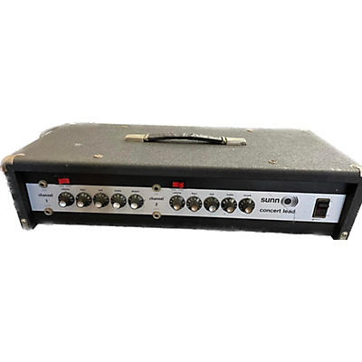 Sunn 1970s Concert Lead Silverface Solid State Guitar Amp Head