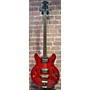 Vintage Epiphone 1970s EA-260 Electric Bass Guitar Crimson Red Trans