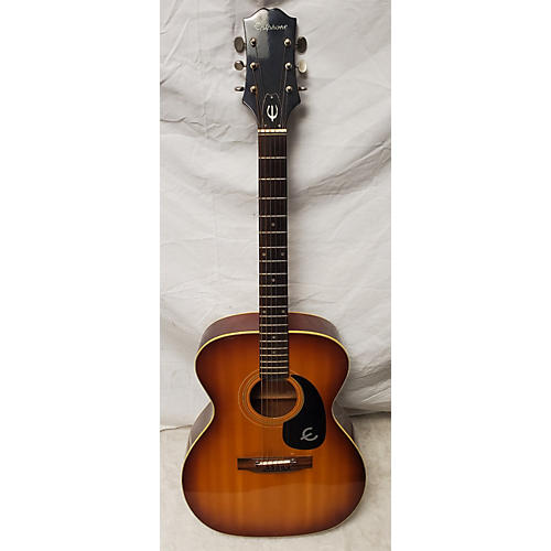 Epiphone 1970s FT-130 Acoustic Guitar 2 Tone Sunburst