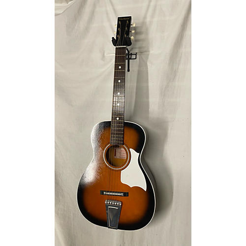 Harmony 1970s H-6130 Parlor Acoustic Guitar Sunburst