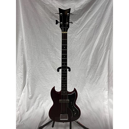 Kay 1970s K-1B Electric Bass Guitar Cherry