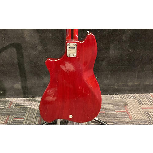 Ovation 1970s Magnum II Electric Bass Guitar Red