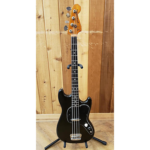 Fender 1970s Musicmaster Electric Bass Guitar Black