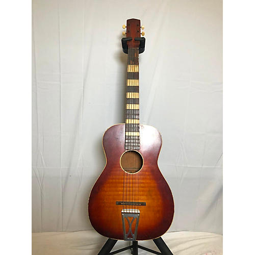 Miscellaneous 1970s Parlor Acoustic Acoustic Guitar Sunburst