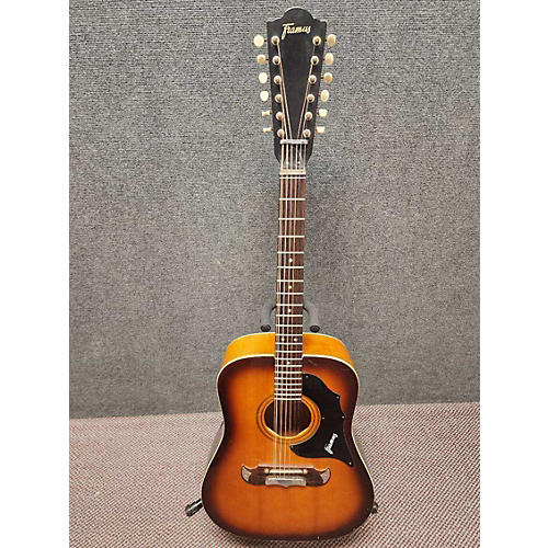 Framus 1970s Texan 5/296 12-string 12 String Acoustic Guitar Sunburst