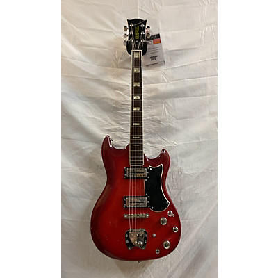 Univox 1970s U1820 Badazz Solid Body Electric Guitar