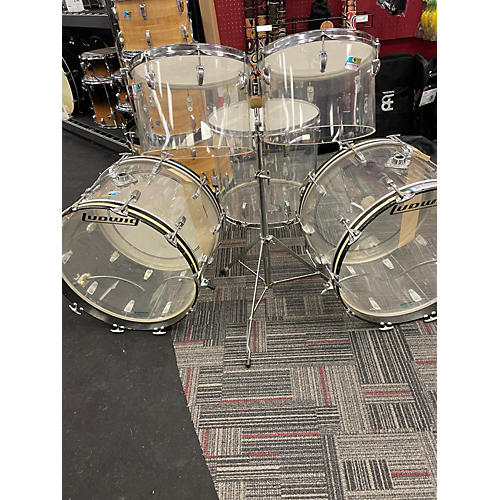 Ludwig 1970s Vistalite 4pc Kit Clear