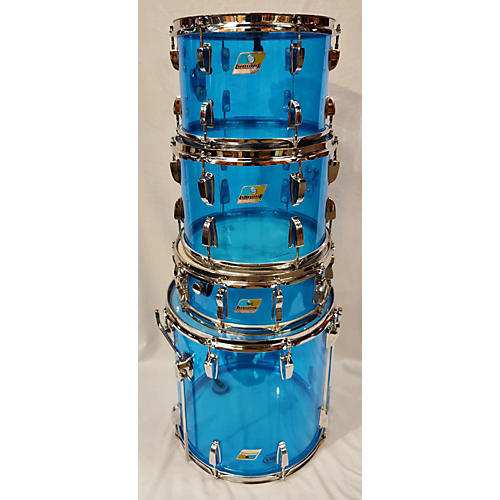 Ludwig 1970s Vistalite Drum Kit Blue
