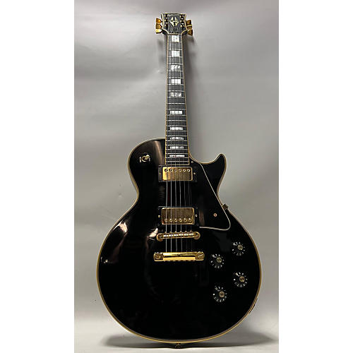 Gibson 1971 LES PAUL CUSTOM Solid Body Electric Guitar Black and Gold