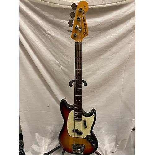 Fender 1971 Mustang Bass Electric Bass Guitar 3 Tone Sunburst