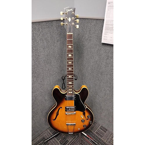 Gibson 1972 ES-335TD Hollow Body Electric Guitar Tobacco Burst