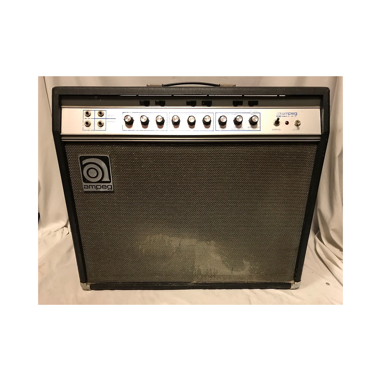 Vintage Ampeg 1972 GV22 Combo Amp Tube Guitar Combo Amp Musician's