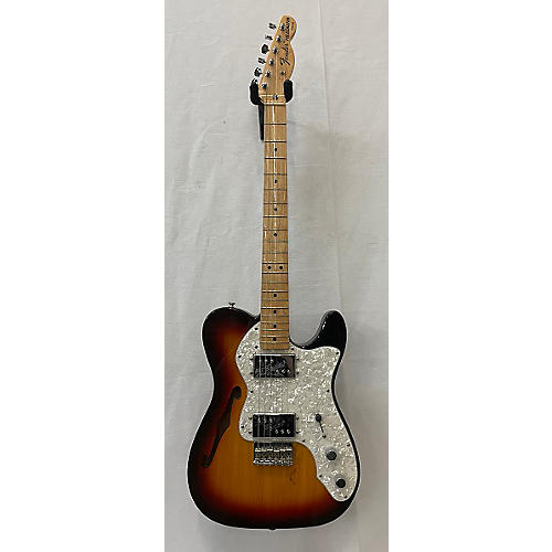 Fender 1972 Reissue Thinline Telecaster Hollow Body Electric Guitar 3 Color Sunburst