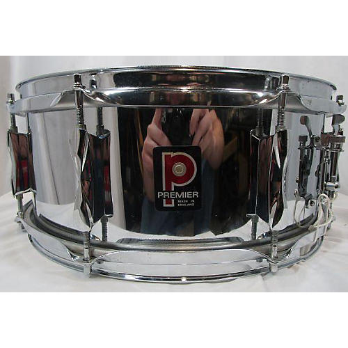 Premier 1973 14X6 OLYMPIC SNARE Drum CROME 212