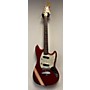Vintage Fender 1973 Competition Mustang Solid Body Electric Guitar Red