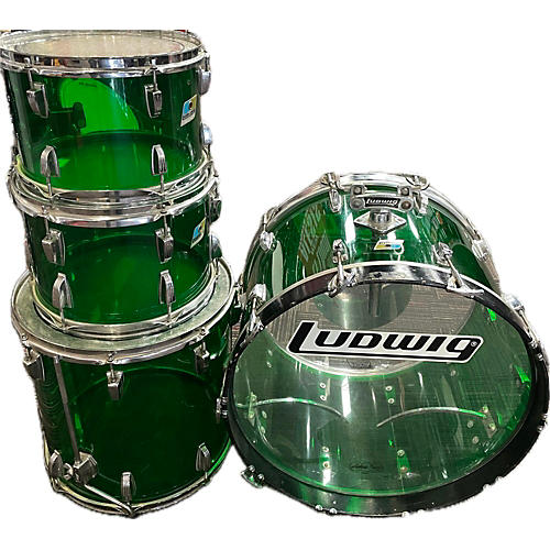 Ludwig 1974 Supralite Transparent Green