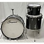 Vintage Slingerland 1975 3pc Drum Kit Black