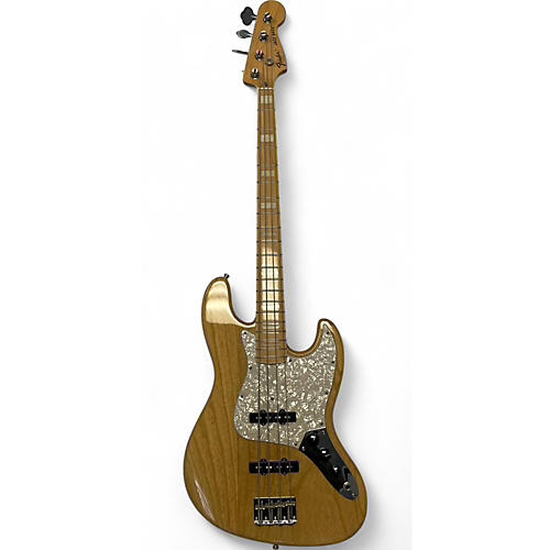 Fender 1975 Reissue Jazz Bass Electric Bass Guitar Natural Musician's