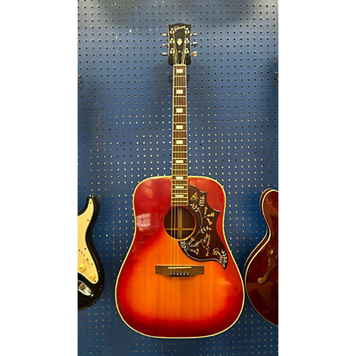 Gibson 1976 Hummingbirg Custom Acoustic Guitar Cherry Sunburst