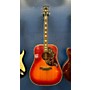 Vintage Gibson 1976 Hummingbirg Custom Acoustic Guitar Cherry Sunburst