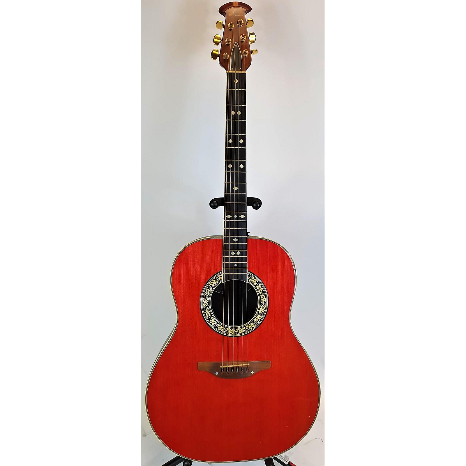 Vintage Ovation 1976 Legend 11172 Acoustic Guitar Red Musician's Friend