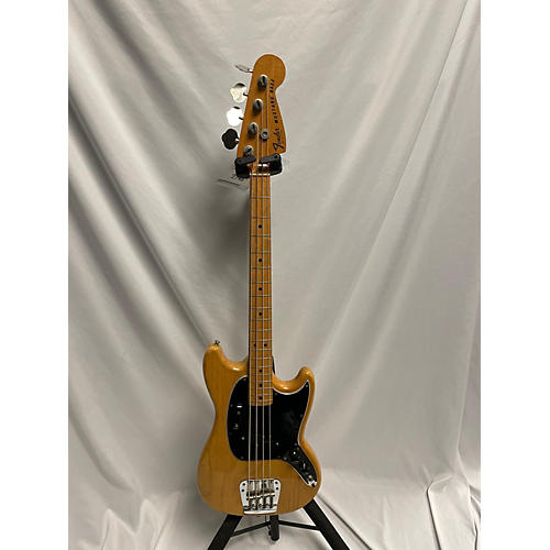 Fender 1976 Mustang Bass Electric Bass Guitar Natural