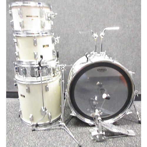 Pearl 1977 Japanese Fiberglass Drum Kit Marine Pearl