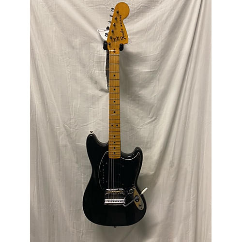 Fender 1977 Mustang Solid Body Electric Guitar Black