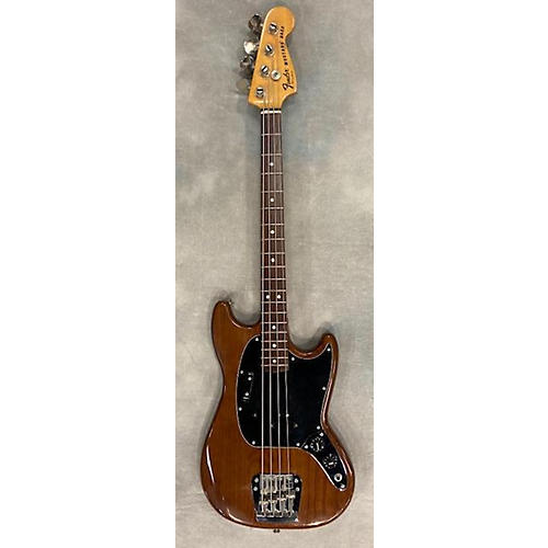 Vintage Fender 1979 1979 Mustang Bass Electric Bass Guitar Walnut