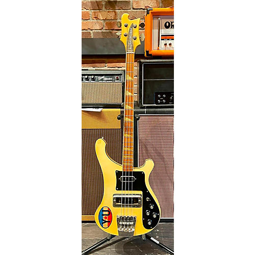 Rickenbacker 1979 4001 Electric Bass Guitar White Blonde