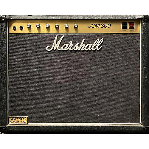 Marshall 1980 JCM 800 50 Watt Lead Tube Guitar Combo Amp