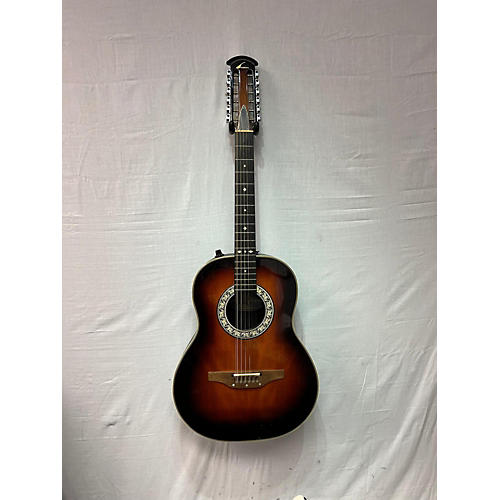 Ovation 1980s 1615 12 STRING ACOUSTIC 12 String Acoustic Guitar 2 Tone Sunburst