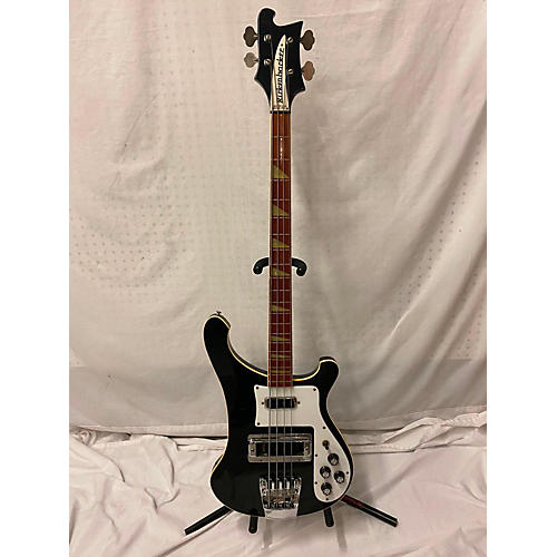 Vintage Rickenbacker 1980s 4001jg Electric Bass Guitar Black Musician S Friend