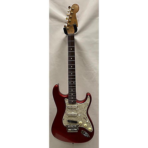 Squier 1980s Contemporary Strat Solid Body Electric Guitar Candy Apple Red