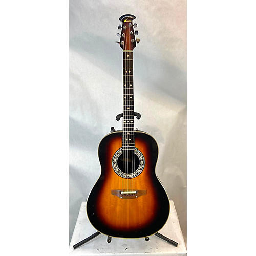 Ovation 1980s Model 1612 Acoustic Electric Guitar 3 Color Sunburst