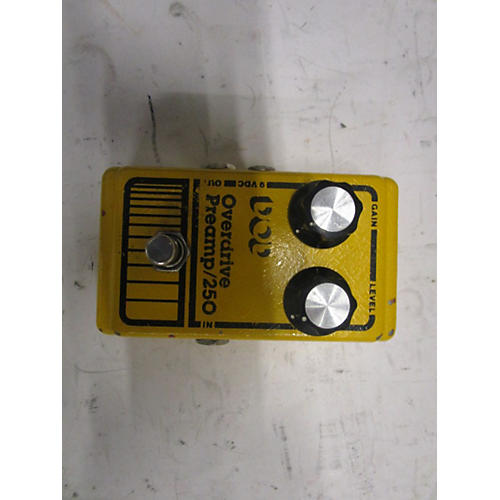 DOD 1980s Od250 Yellow Effect Pedal