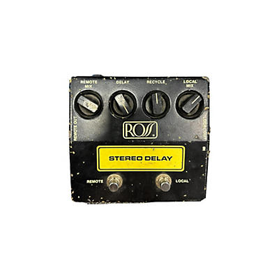 Ross 1980s Stereo Delay Effect Pedal