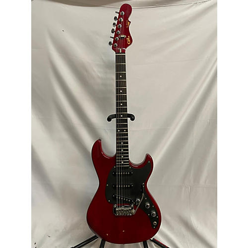 G&L 1986 S-500 Solid Body Electric Guitar transparent red