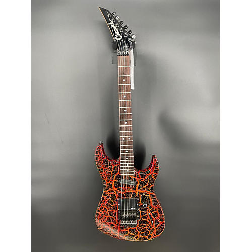 Charvel 1989 Predator Solid Body Electric Guitar Lava Crackle
