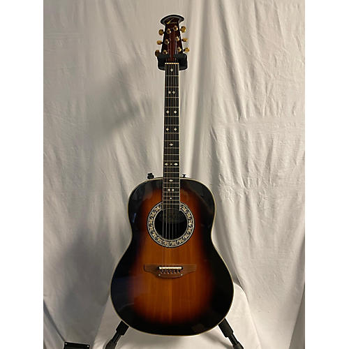 Ovation 1990s 1617 Acoustic Guitar 2 Tone Sunburst