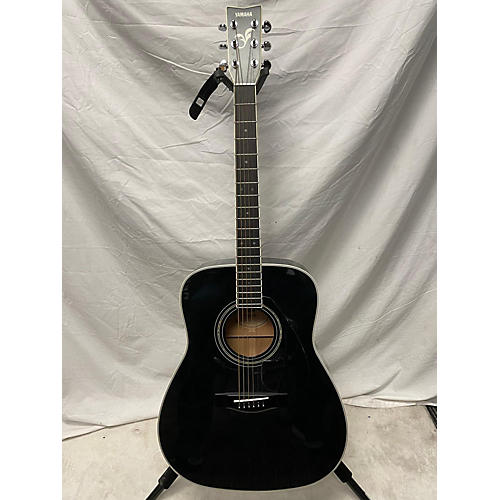 Yamaha 1990s FG441BL Acoustic Guitar Black