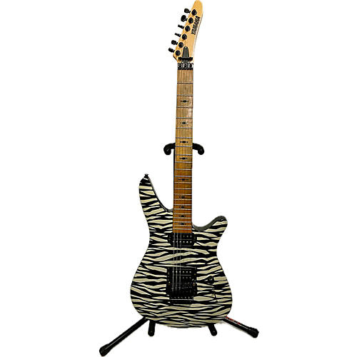 Yamaha 1990s MGM3 Solid Body Electric Guitar Zebra