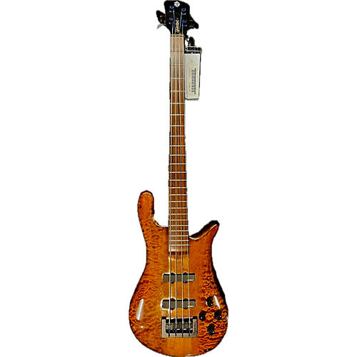 Spector 1990s NS4 USA 4 String Electric Bass Guitar DARK WOOD