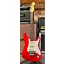 Vintage Fender 1990s Standard Floyd Rose Strat Solid Body Electric Guitar Red