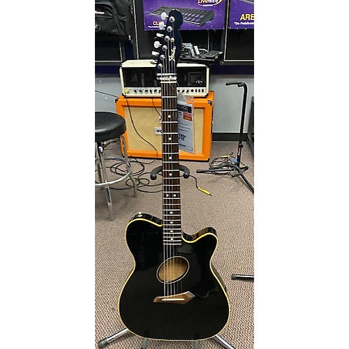 Fender 1990s Telecoustic TLCC-150 Acoustic Electric Guitar Black