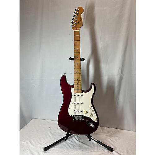 Fender 1991 American Standard Stratocaster Solid Body Electric Guitar Candy Apple Red Metallic