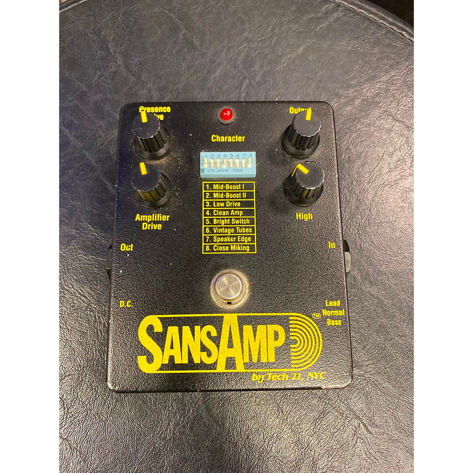 Vintage Tech 21 1992 AMP SIMULATOR Effect Pedal Musician's Friend