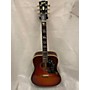 Vintage Gibson 1992 Hummingbird Acoustic Electric Guitar Cherry Sunburst